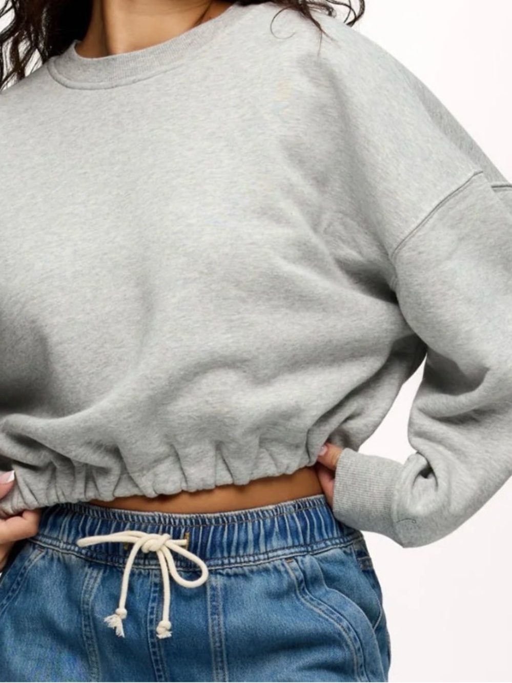 nuuds Cinch Waist Sweatshirt